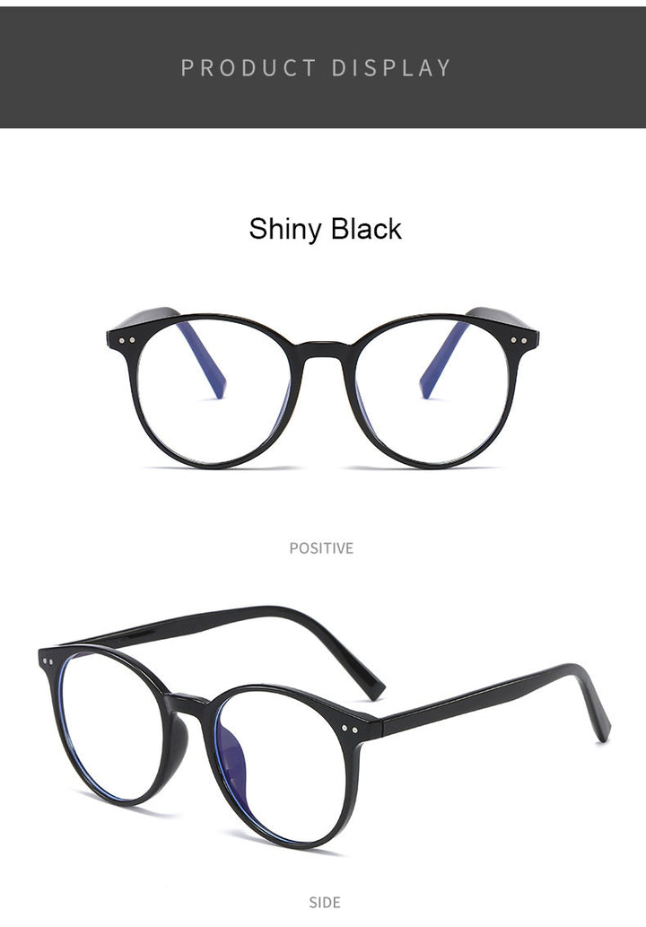 Hotony Women's Full Rim Round Acetate Frame Eyeglasses 3003 Full Rim Hotony
