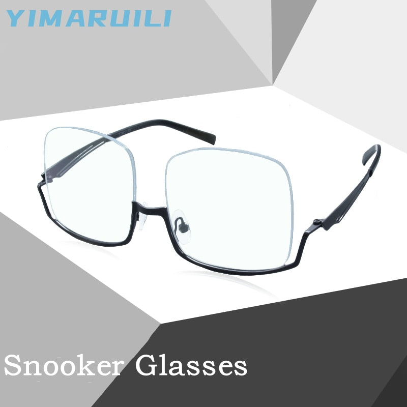 Yimaruili Men's Semi Rim Alloy Frame Eyeglasses YS01 Semi Rim Yimaruili Eyeglasses