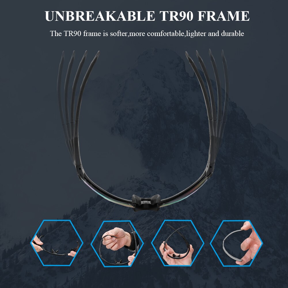 Comaxsun Unisex Polarized Tr 90 Sunglasses Rectangular STS821 Sunglasses Comaxsun