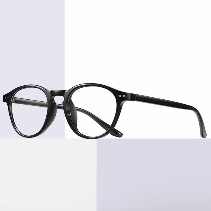 Hotochki Unisex Full Rim Round TR-90 Resin Frame Eyeglasses 2318 Full Rim Hotochki