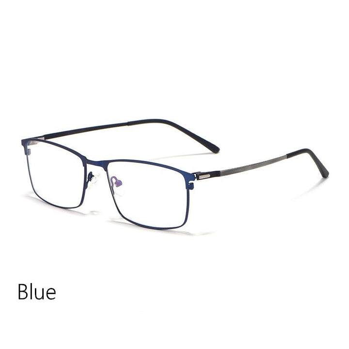 Yimaruili Men's Full Rim Alloy Frame Eyeglasses P9847 Full Rim Yimaruili Eyeglasses Blue China
