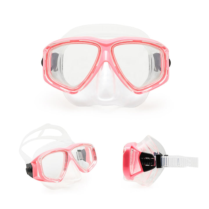 Enzodate Unisex Full Rim Polycarbonate Myopic Snorkel Goggles Goggles Enzodate