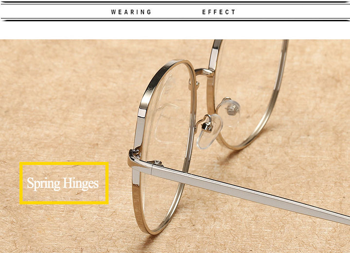 Hotony Women's Full Rim Alloy Cat Eye Frame Eyeglasses 3449 Full Rim Hotony