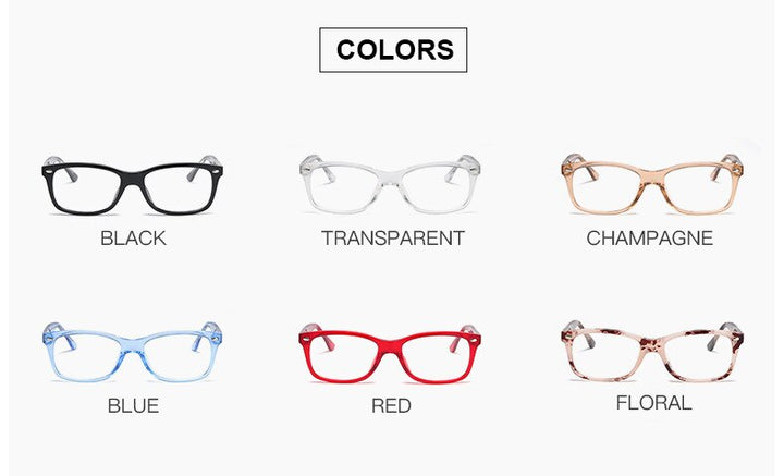 Hotony Women's Full Rim Square Acetate Frame Eyeglasses 2008 Full Rim Hotony