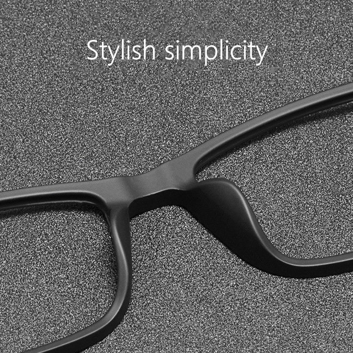 Yimaruili Unisex Full Rim Square Tr 90 Titanium Eyeglasses HR3048 Full Rim Yimaruili Eyeglasses