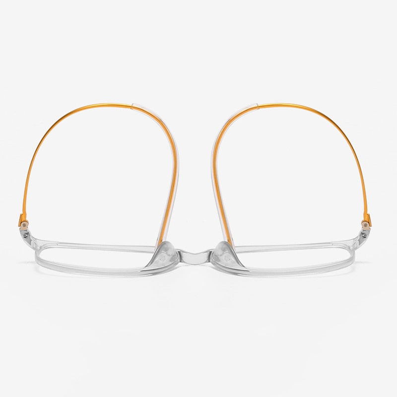 Hotony Unisex Full Rim Square TR 90 Alloy Frame Eyeglasses 2212 Full Rim Hotony