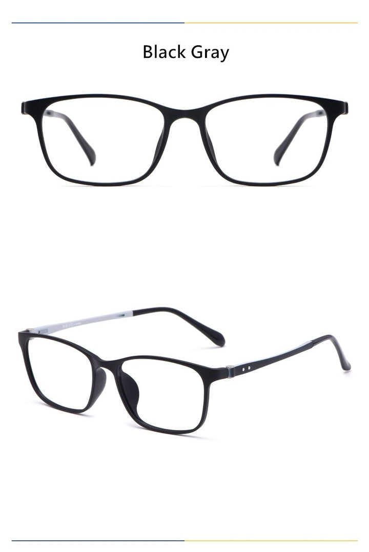 Yimaruili Unisex Full Rim Ultem/Steel Frame Eyeglasses 1939TR Full Rim Yimaruili Eyeglasses