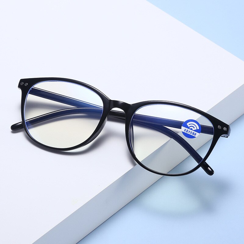 Ahora Anti Blue Light Computer Reading Glasses Unisex Ultralight Round Glasses Diopters +1.0 1.5 2.0 2.5 3 Reading Glasses Ahora   