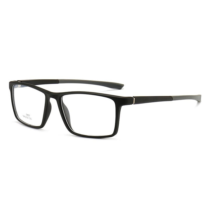 Hotochki Unisex Full Rim PC Plastic Resin Frame Eyeglasses 5807 Full Rim Hotochki gray  