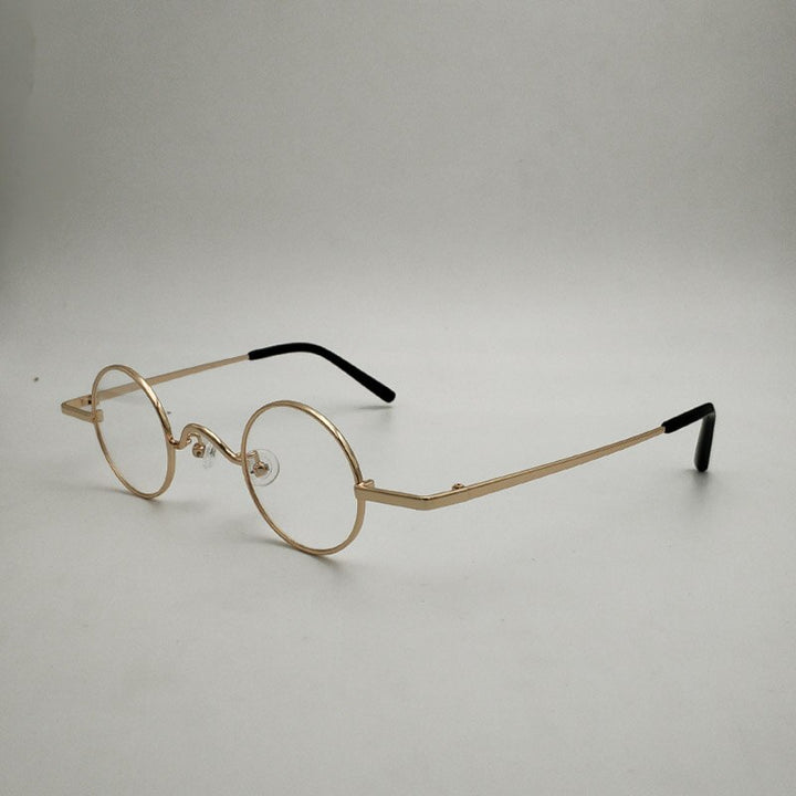 Yujo Unisex Full Rim Round Alloy Eyeglasses 811001 Full Rim Yujo