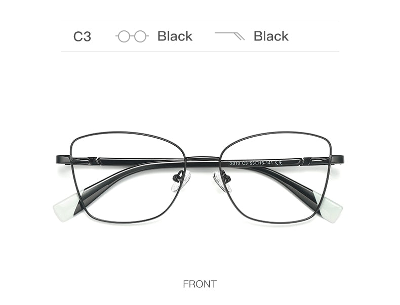 Hotochki Unisex Full Rim Square Alloy Frame Eyeglasses 3010 Full Rim Hotochki