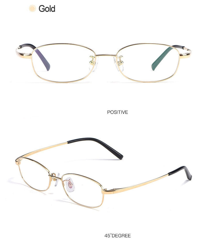 Hotochki Men's Full Rim Titanium Frame Eyeglasses 10196 Full Rim Hotochki