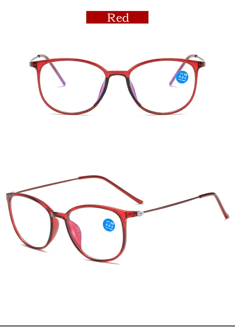 Yimaruili Unisex Full Rim Acetate Frame Myopic Or Presbyopic Anti Blue Light Reading Glasses Y872 Reading Glasses Yimaruili Eyeglasses