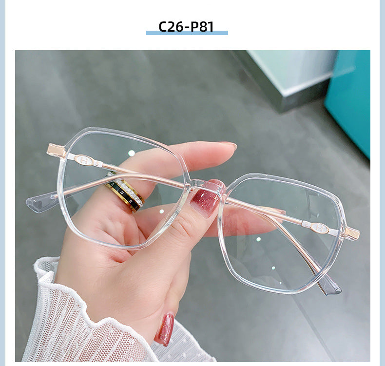 Hotony Women's Full Rim TR 90 Resin Square Frame Eyeglasses Lk304 Full Rim Hotony