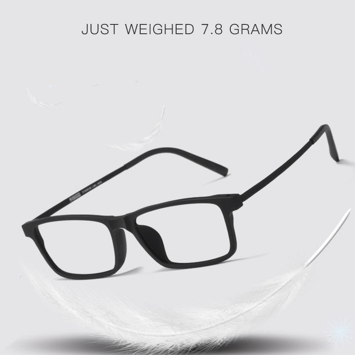 Yimaruili Unisex Full Rim Titanium Frame Eyeglasses 8836X Full Rim Yimaruili Eyeglasses