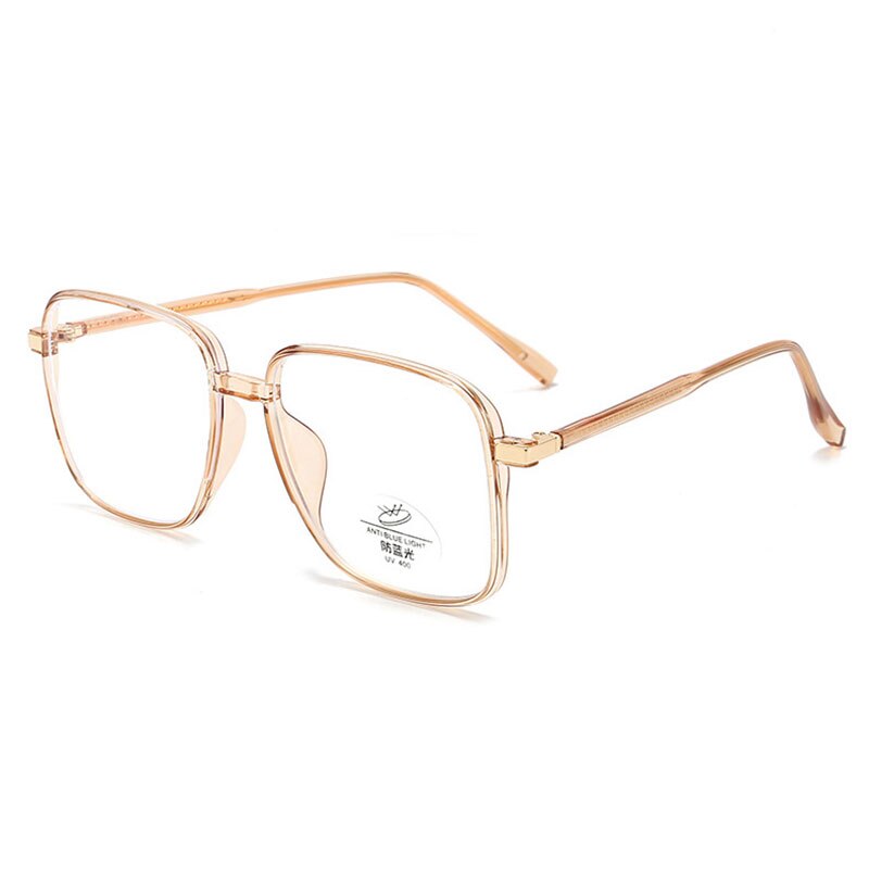 Hotony Unisex Full Rim Square TR 90 Resin Frame Eyeglasses 8877 Full Rim Hotony