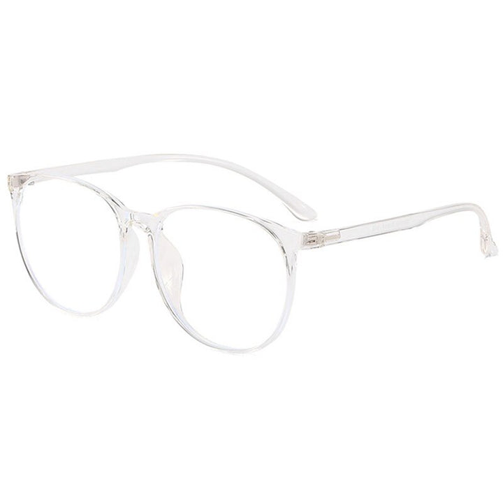 Hotony Unisex Full Rim TR 90 Resin Round Frame Eyeglasses 5703 Full Rim Hotony
