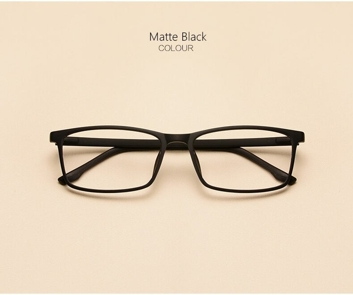 Yimaruili Unisex Full Rim Imitation Wood Grain Resin Frame Eyeglasses 98056 Full Rim Yimaruili Eyeglasses