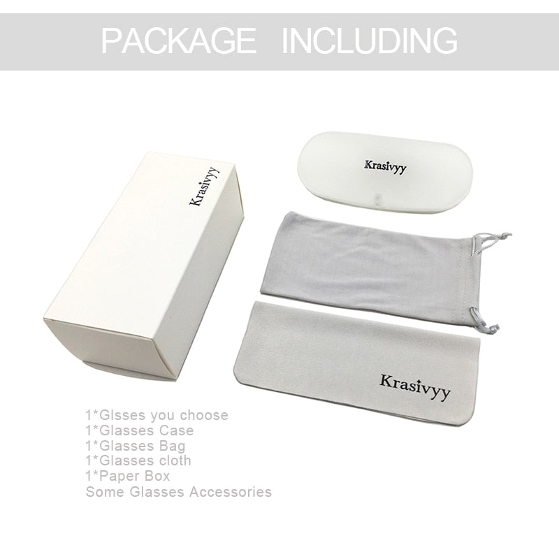 Krasivyy Unisex Rimless Round Titanium Eyeglasses Kr16017 Rimless Krasivyy