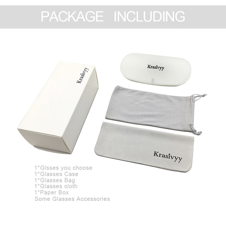 Krasivyy Unisex Rimless Round Titanium Eyeglasses Kr16017 Rimless Krasivyy