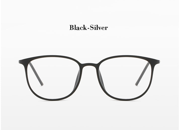 Hotony Unisex Full Rim Square TR 90 Alloy Frame Eyeglasses 2212 Full Rim Hotony