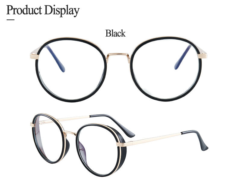 Hotony Women's Full Rim TR 90 Resin Round Frame Eyeglasses 7028 Full Rim Hotony