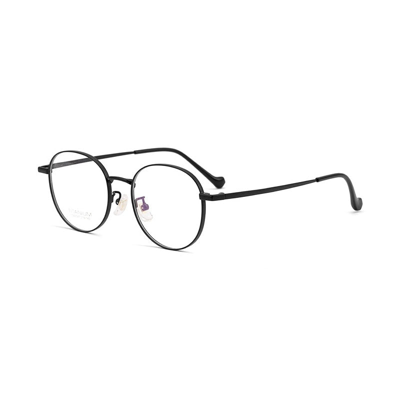 Hotochki Unisex Full Rim Polygon Beta Titanium Frame Eyeglasses 3933 Full Rim Hotochki