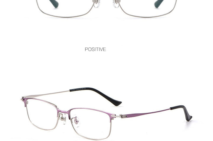 Hotochki Women's Full Rim Titanium Frame Eyeglasses 86061 Full Rim Hotochki