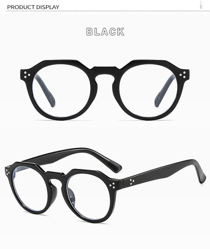 Hotochki Unisex Full Rim PC Plastic Resin Frame Eyeglasses 3395 Full Rim Hotochki