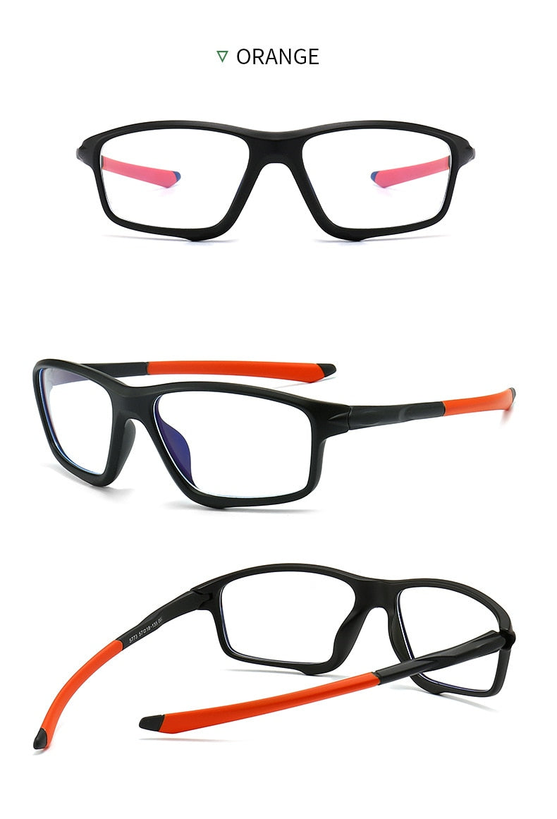 Yimaruili Men's Full Square Rim TR 90 Resin Sport Frame Eyeglasses TR5773 Full Rim Yimaruili Eyeglasses