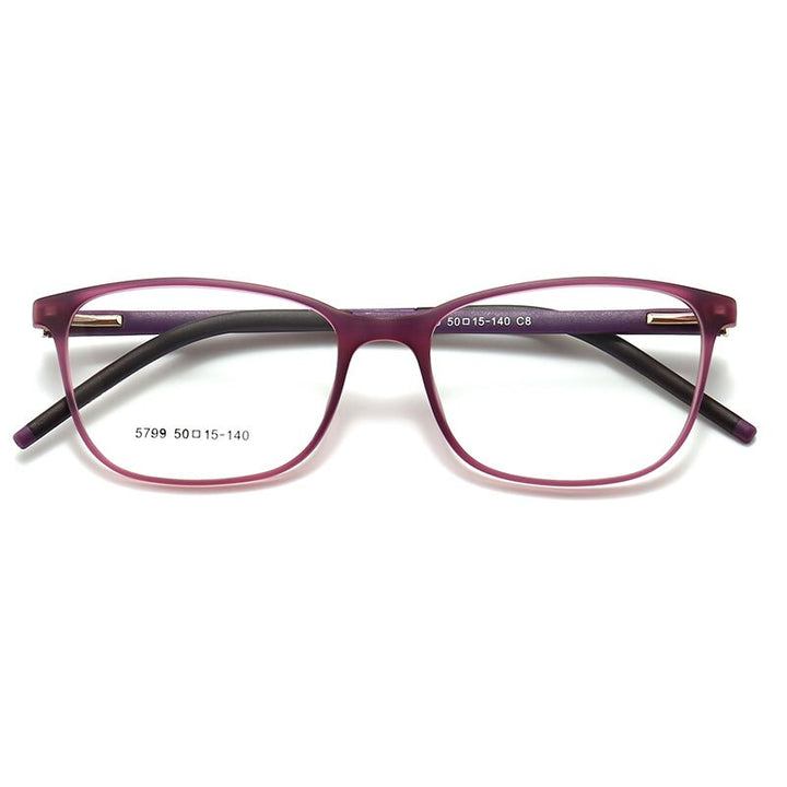 Hotochki Unisex Full Rim PC Plastic Resin Frame Eyeglasses 5799 Full Rim Hotochki