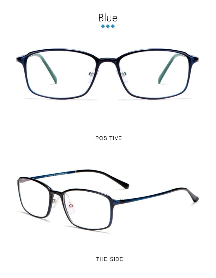 Yimaruili Unisex Full Rim TR 90 Resin Frame Eyeglasses M8003 Full Rim Yimaruili Eyeglasses