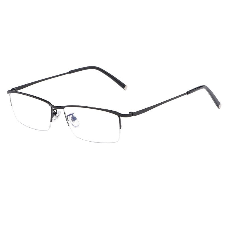 Hotochki Men's Semi Rim Alloy Frame Eyeglasses Z17003 Semi Rim Hotochki