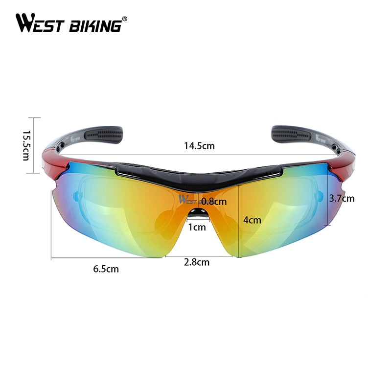 West Biking Unisex Full Rim Rectangle Acetate Polarized Sport Sunglasses YP0703111-135-136 Sunglasses West Biking