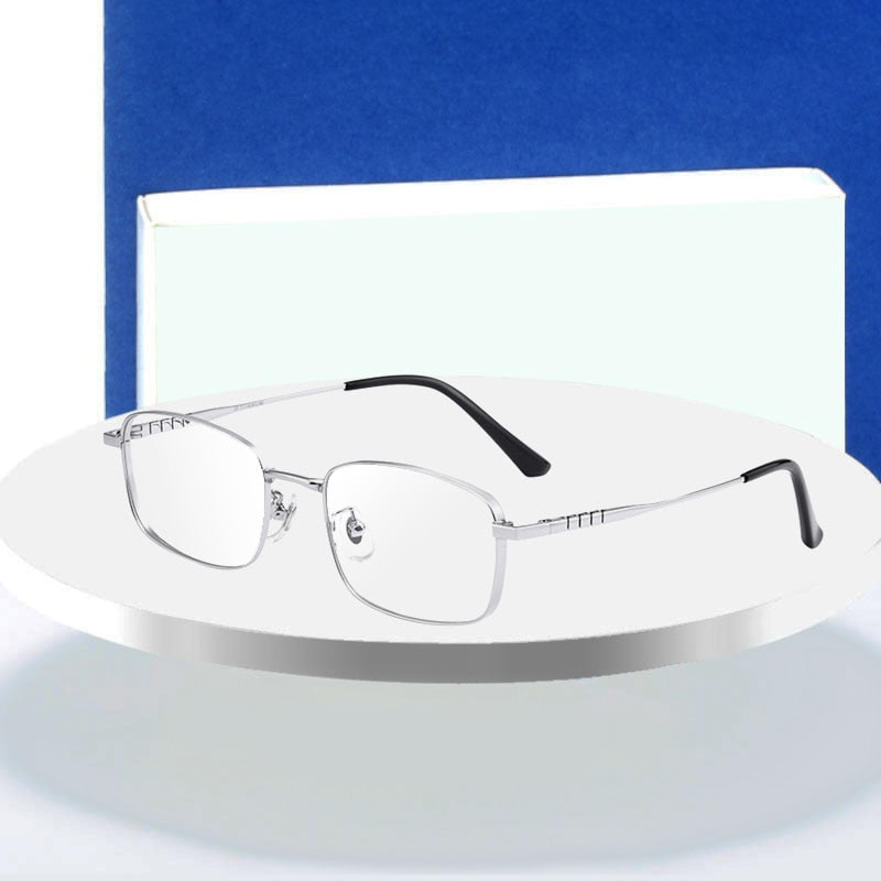 Hotochki Unisex Full Rim Titanium Alloy IP Plated Frame Eyeglasses P15303 Full Rim Hotochki