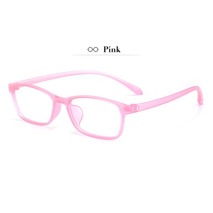 Hotochki Unisex Full Rim TR-90 Resin Frame Eyeglasses X1x2 Full Rim Hotochki WomenStyle-Pink