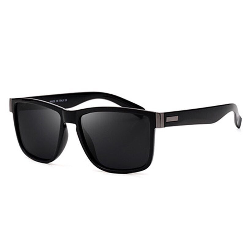 Reven Jate Full Rim Rectangle Polycarbonate Polarized Sunglasses 5180 Sunglasses Reven Jate black other