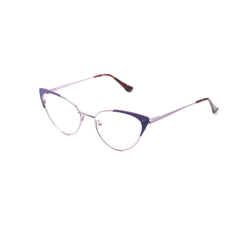 Laoyehui Women's Eyeglasses Cat Eye Alloy Reading Glasses 1994 Reading Glasses Laoyehui 0 Purple