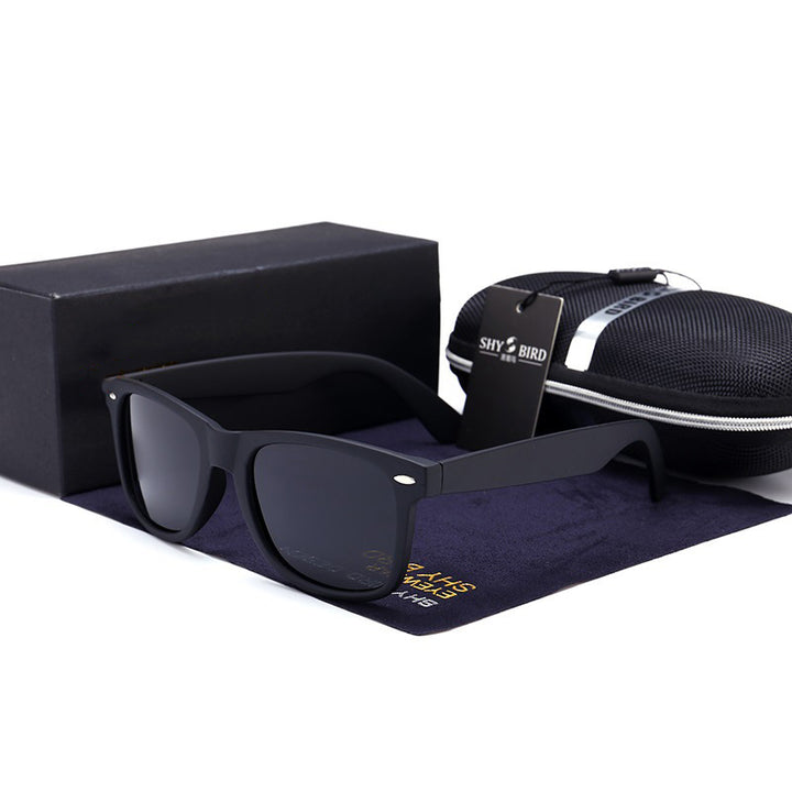 Hdcrafter Unisex Full Rim Square Acetate Frame Polarized Sunglasses 2140 Sunglasses HdCrafter Sunglasses