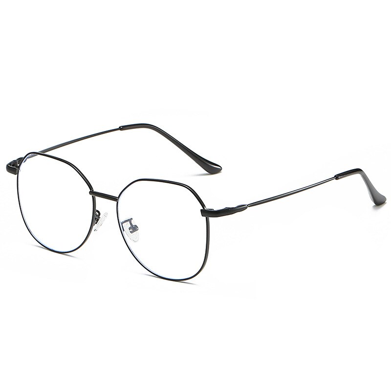 Hotony Unisex Full Rim Alloy Polygonal Frame Eyeglasses Zy9038 Full Rim Hotony
