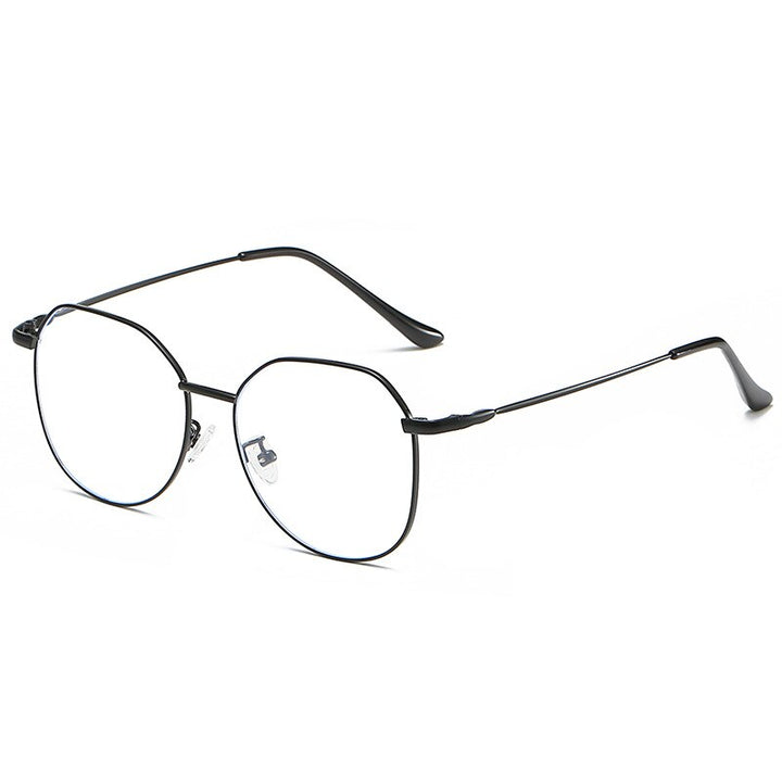 Hotony Unisex Full Rim Alloy Polygonal Frame Eyeglasses Zy9038 Full Rim Hotony