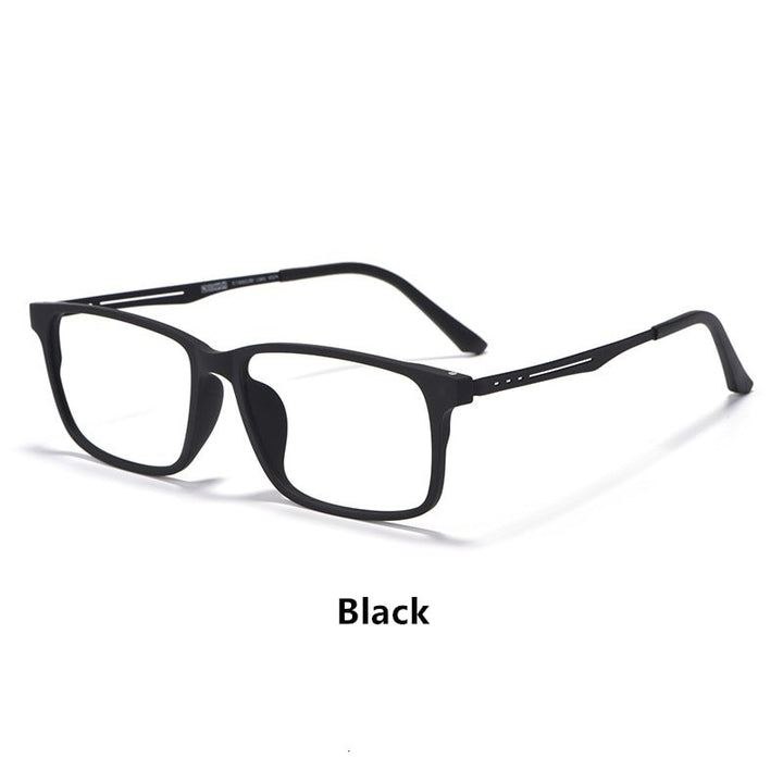 Yimaruili Unisex Full Rim Tr 90 Titanium Eyeglasses 8838 Full Rim Yimaruili Eyeglasses Black