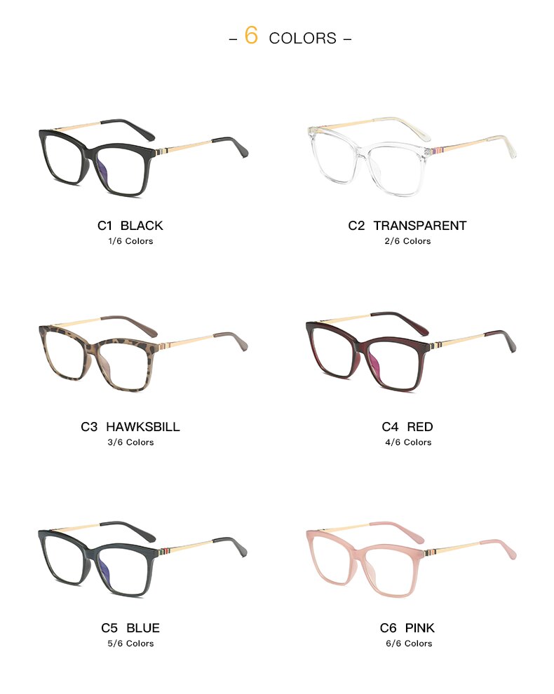 Hotochki Women's Full Rim Round TR-90 Resin Alloy Frame Eyeglasses 2060 Full Rim Hotochki