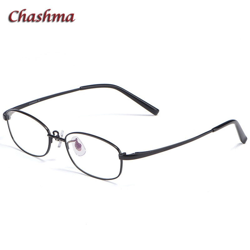 Chashma Ochki Unisex Full Rim Square Titanium Eyeglasses 10196 Full Rim Chashma Ochki