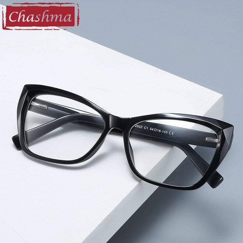 Chashma Women's Full Rim Cat Eye Alloy Acetate Eyeglasses 2002 Full Rim Chashma