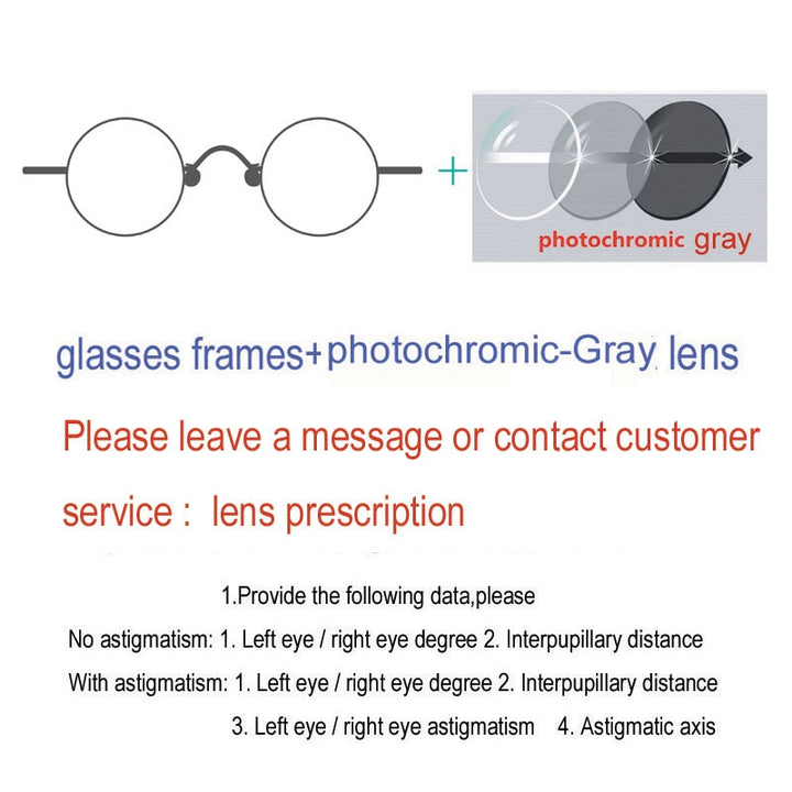 Yujo Unisex Semi Rim Square Titanium Eyeglasses Y024 Semi Rim Yujo Gray China