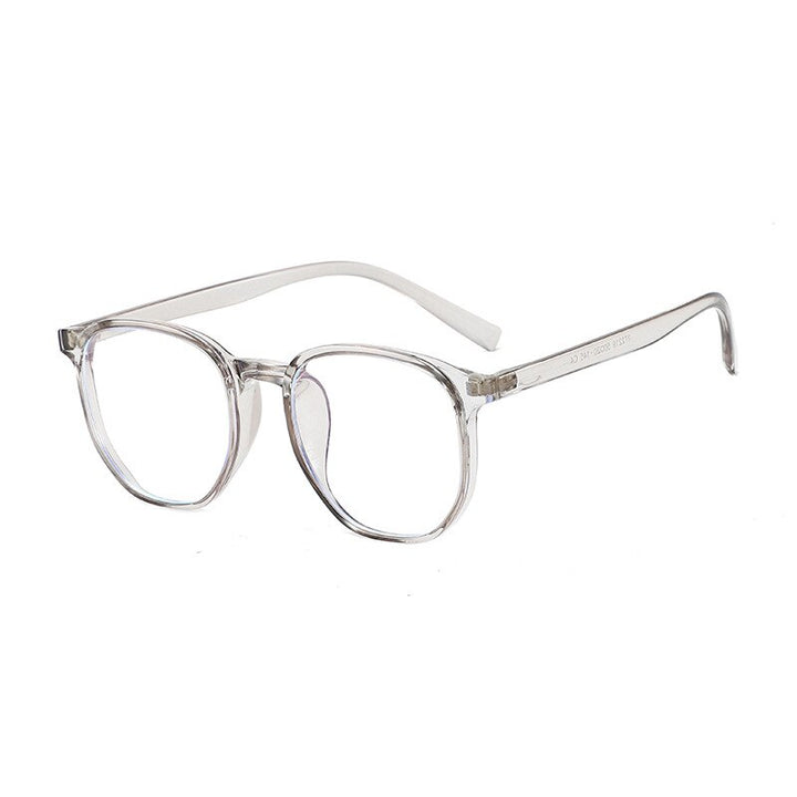 KatKani Unisex Full RIm Square TR 90 Frame Eyeglasses 272219 Full Rim KatKani Eyeglasses Light Gray  