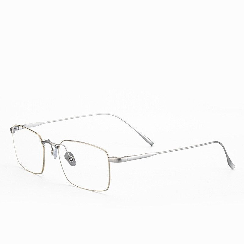 Yimaruili Men's Full Rim Titanium Alloy Frame Eyeglasses SC10T Full Rim Yimaruili Eyeglasses