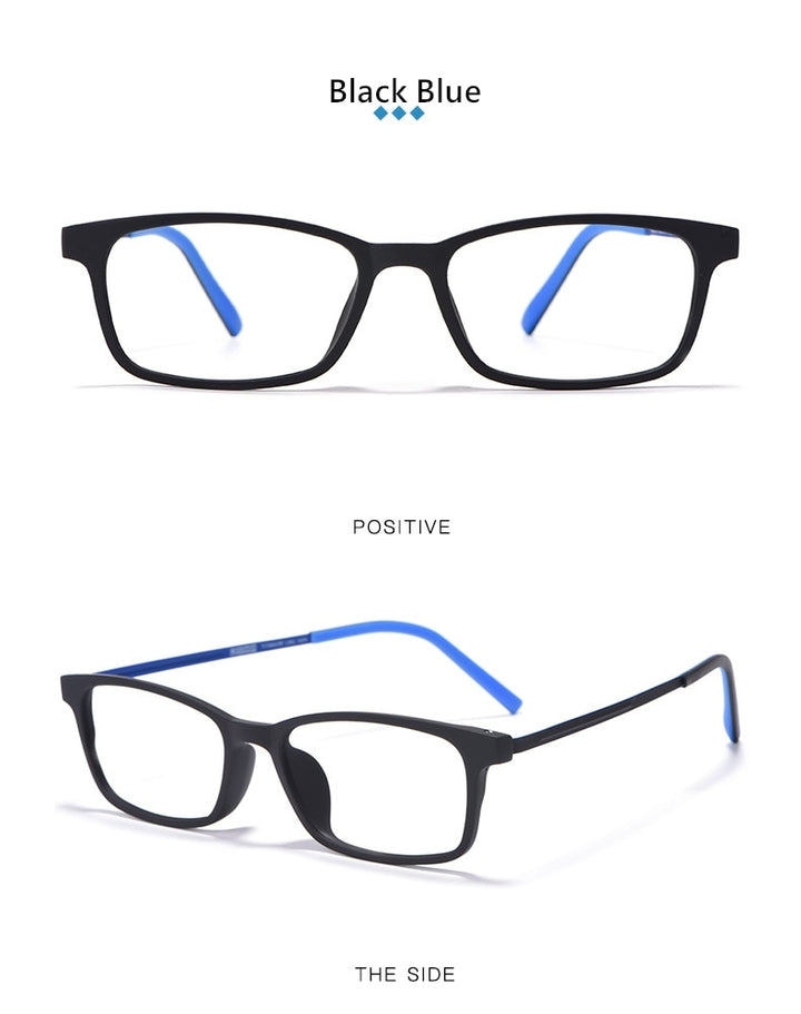 Yimaruili Unisex Full Rim β Titanium Frame Eyeglasses 8802 Full Rim Yimaruili Eyeglasses