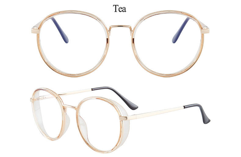 Hotony Women's Full Rim TR 90 Resin Round Frame Eyeglasses 7028 Full Rim Hotony